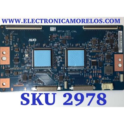 T-CON PARA TV SONY / NUMERO DE PARTE 5585T14C11 / 55.85T14.C11 / 85T14-C07 / 85T14 C07 CTRL / PANEL YDBO085DAU02 / DISPLAY T850QVN03.A / MODELO XR85X95J / XR-85X95J